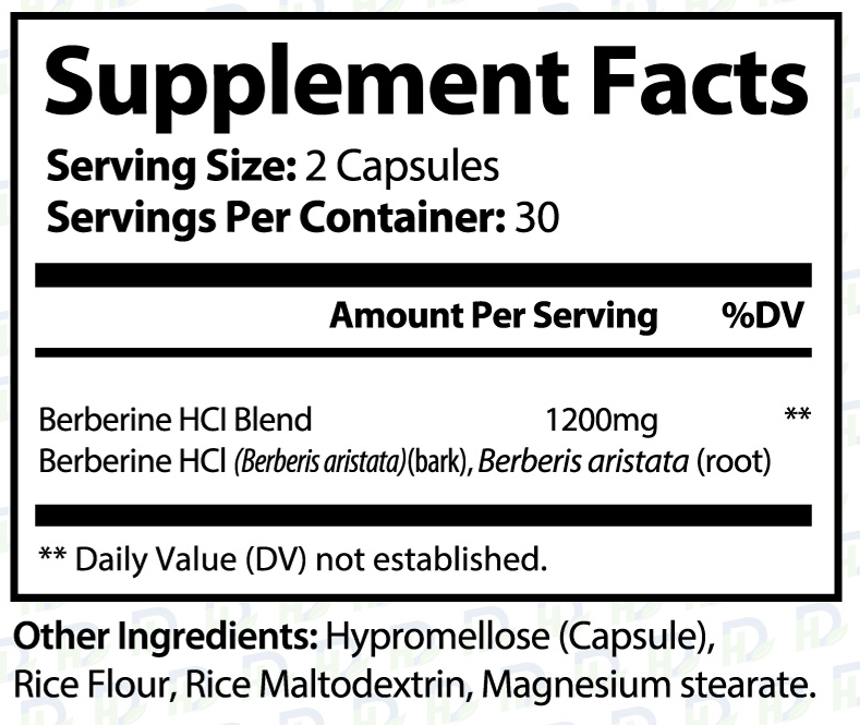 Berberine, 1200mg